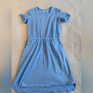 🌼B2G1 3/$20🌼 Denim & Company Light Blue  Sweatshirt Dress Size Small